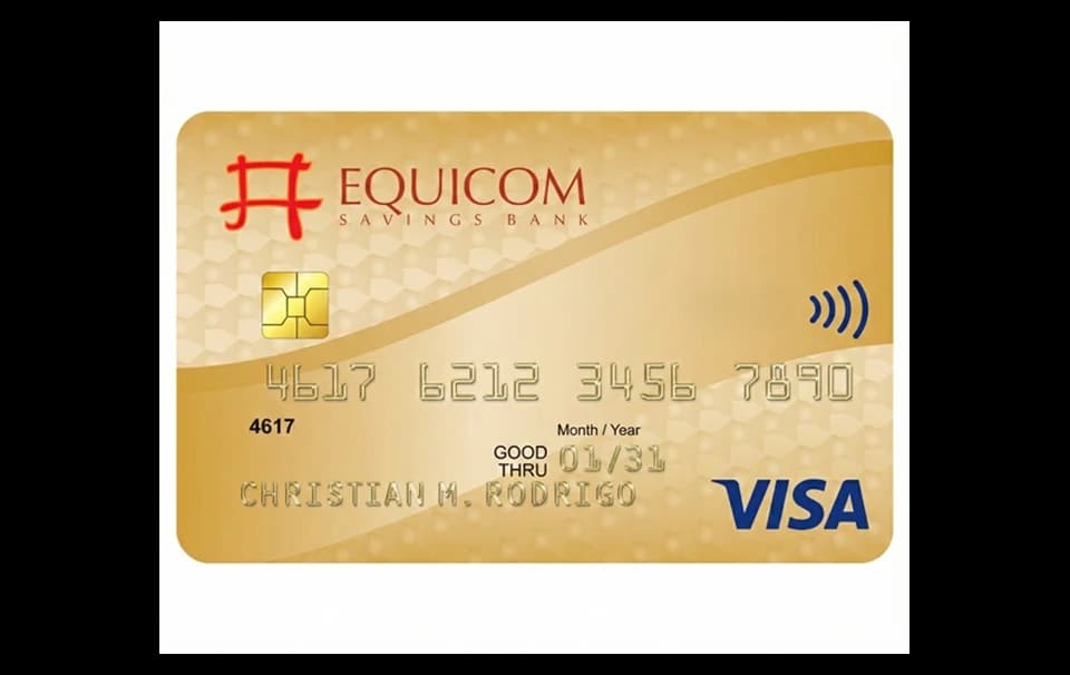 Equicom Gold Credit Card card artwork
