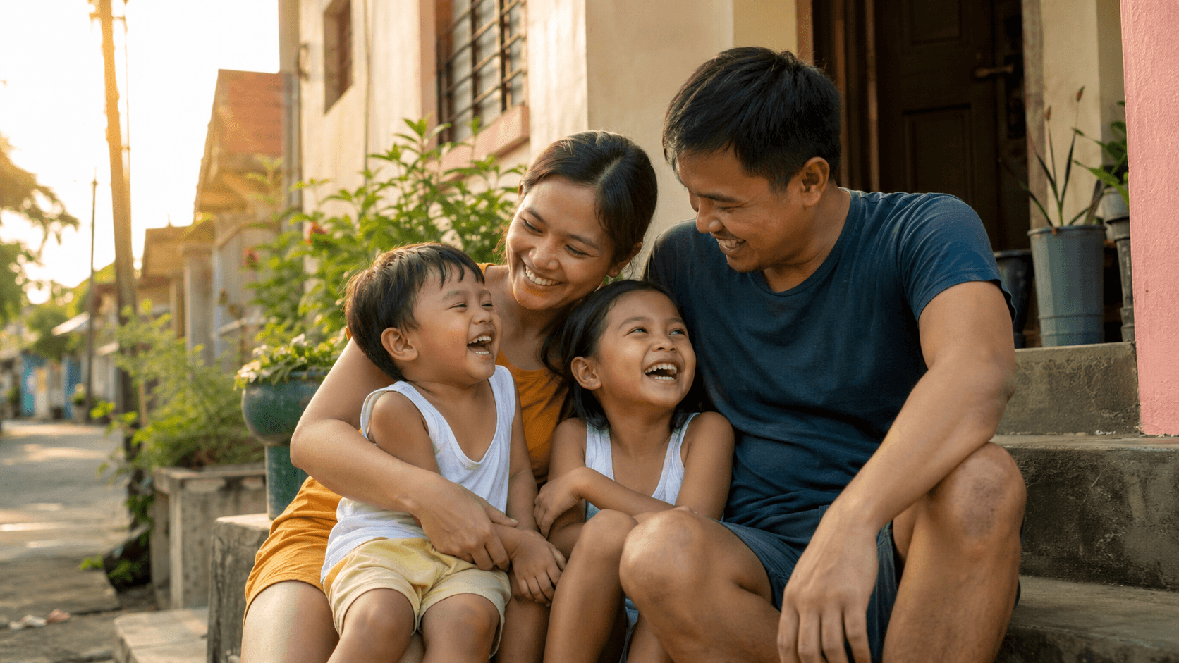 Filipino family — the reason to protect what matters
