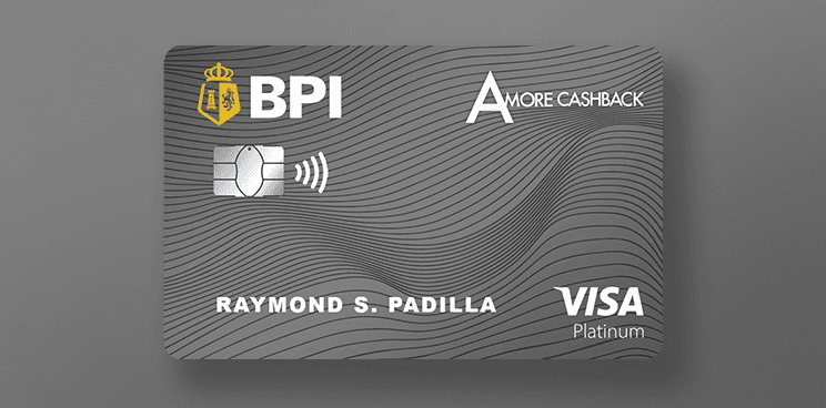 BPI Amore Platinum Cashback Card card artwork