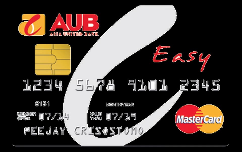 AUB Easy Mastercard card artwork