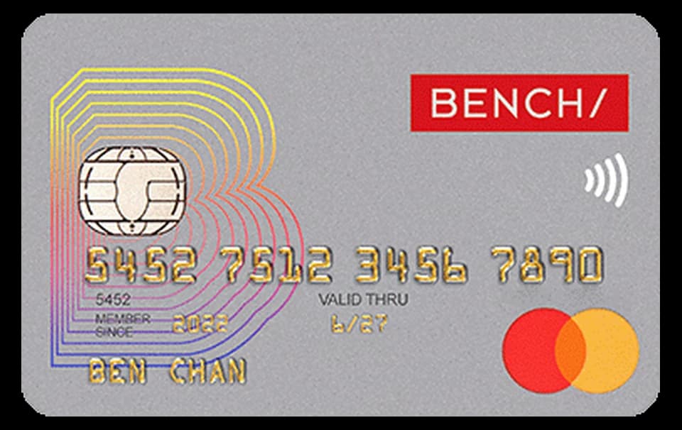 BDO Bench Mastercard card artwork
