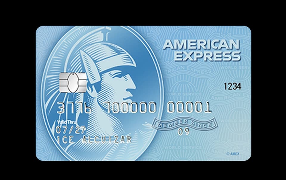 Blue from American Express card artwork