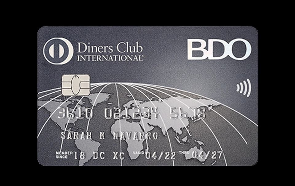 BDO Diners Club Premiere Credit Card card artwork