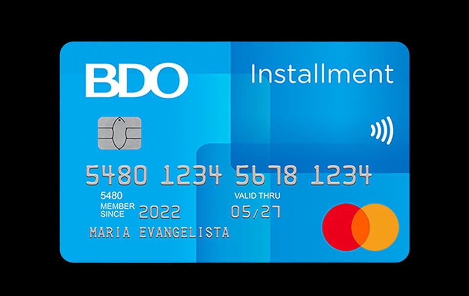 BDO Installment Card card artwork