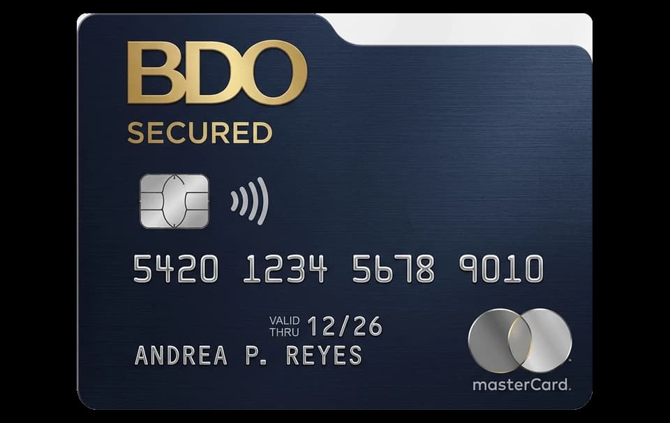 BDO Secured Credit Card card artwork