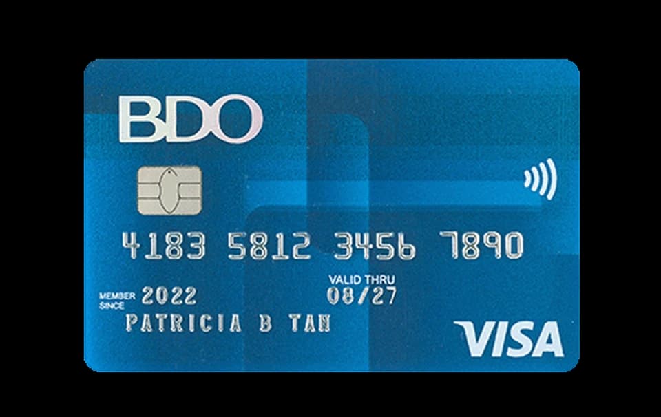 BDO Visa Classic card artwork