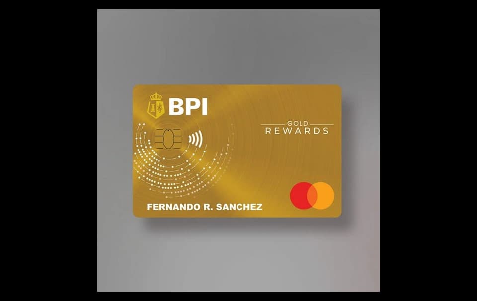 BPI Gold Rewards Card card artwork