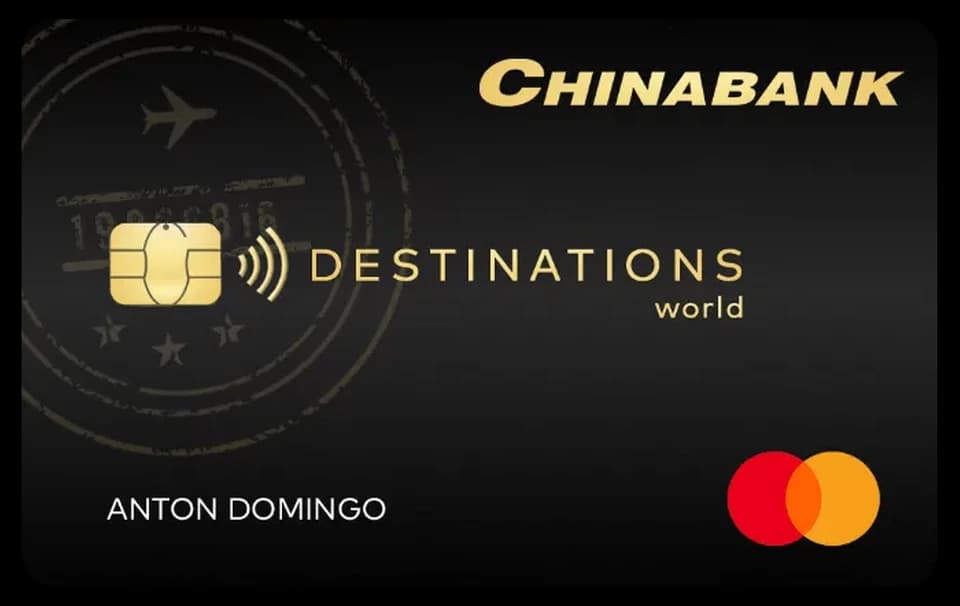 Chinabank Destinations World Mastercard card artwork