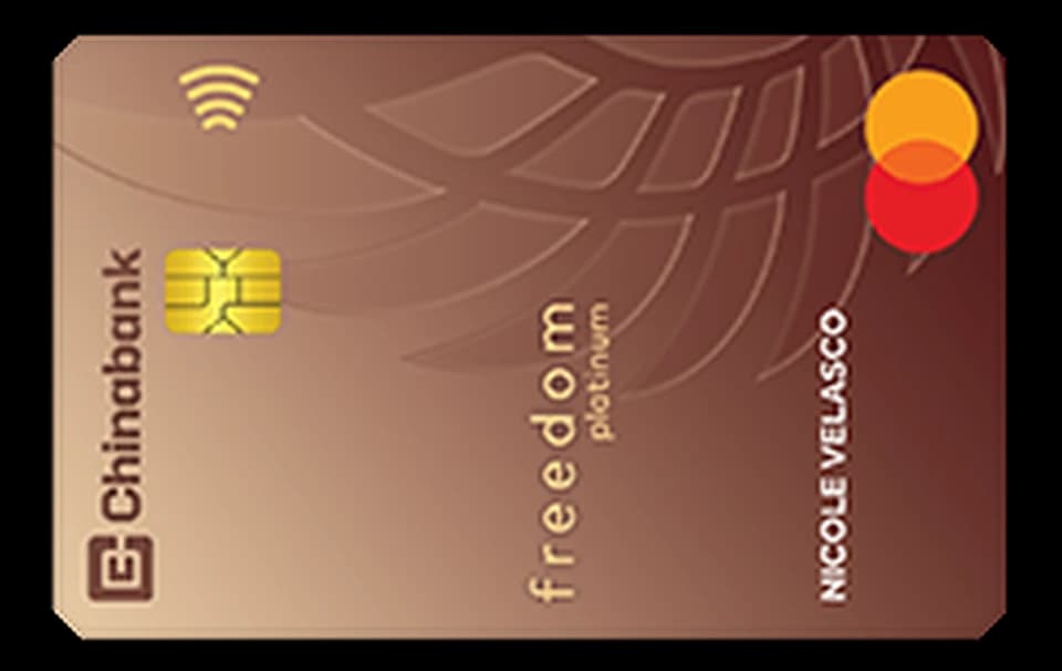 Chinabank Freedom Mastercard card artwork