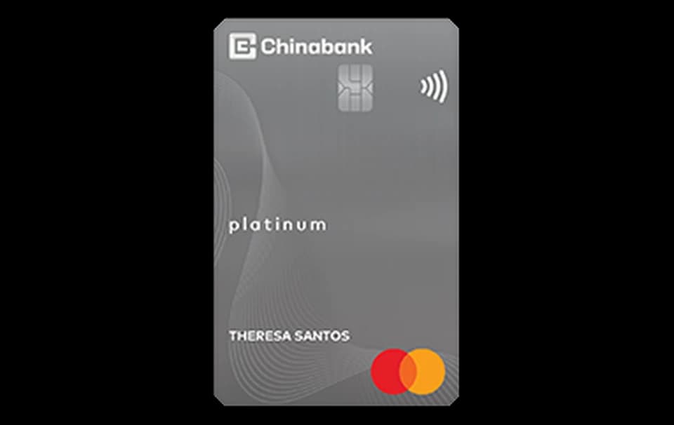 Chinabank Platinum Mastercard card artwork