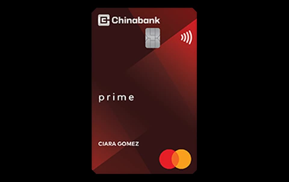 Chinabank Prime Mastercard card artwork