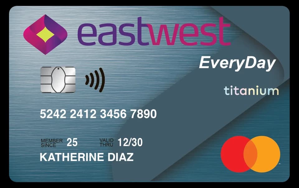 EastWest EveryDay Titanium Mastercard card artwork