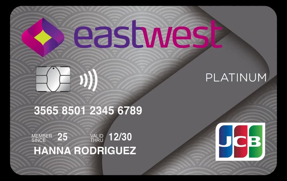 EastWest JCB Platinum card artwork