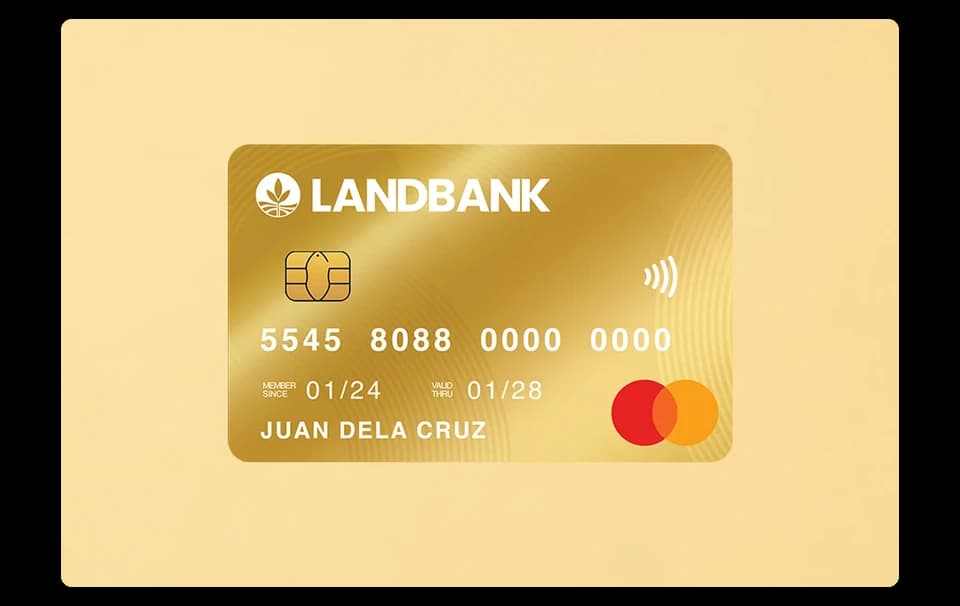 LANDBANK Gold Credit Card card artwork