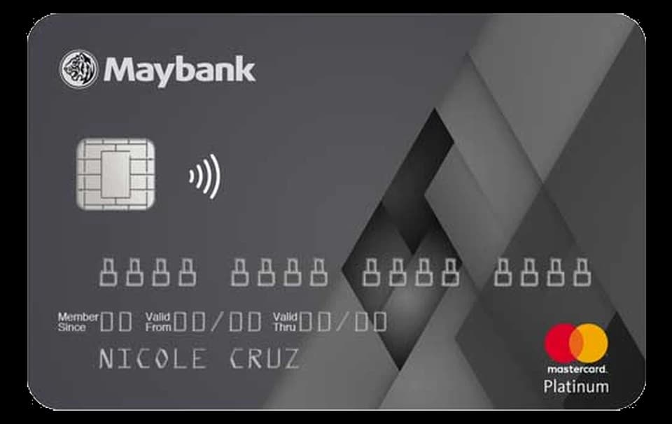 Maybank Platinum Mastercard card artwork