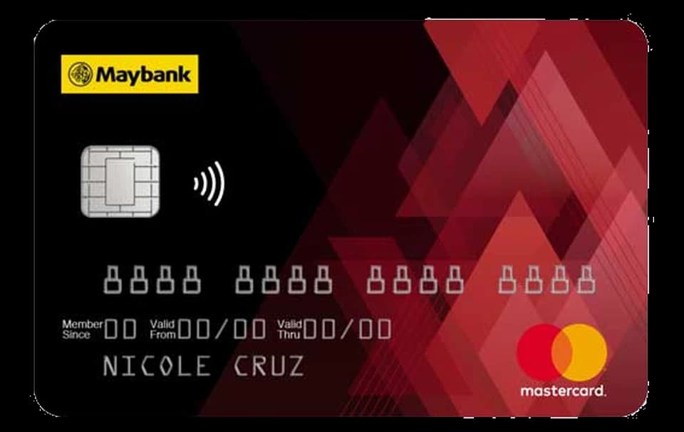 Maybank Standard Mastercard card artwork