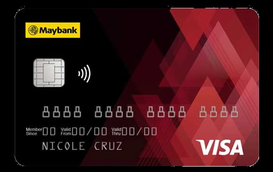 Maybank Visa Classic card artwork