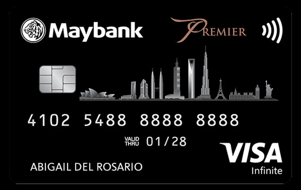 Maybank Visa Infinite card artwork