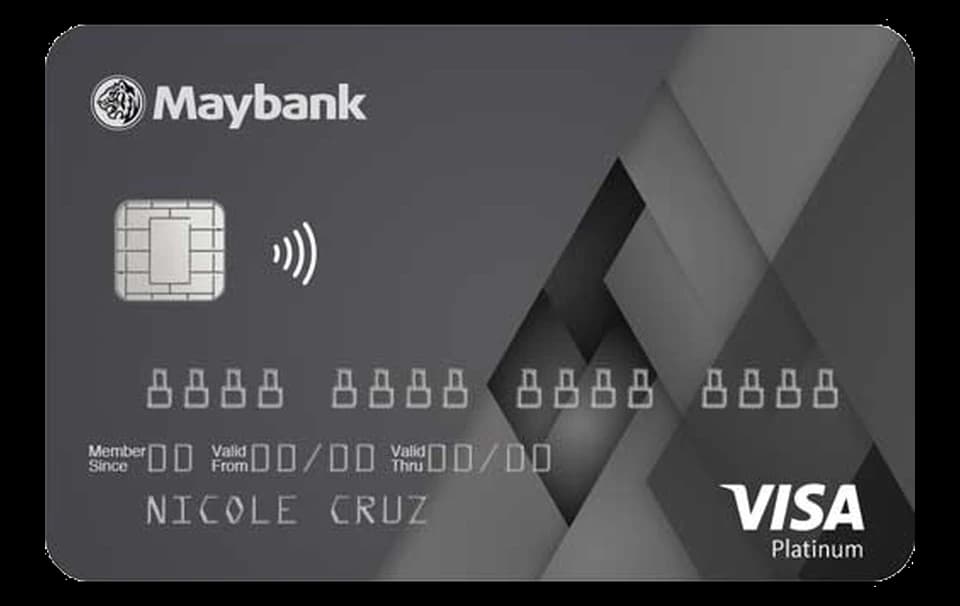 Maybank Visa Platinum card artwork