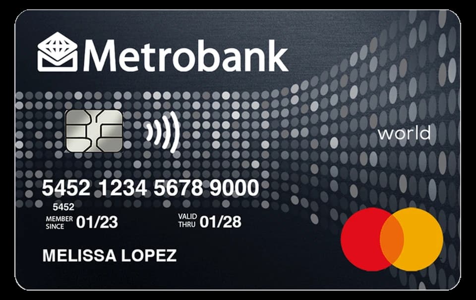 Metrobank World Mastercard card artwork