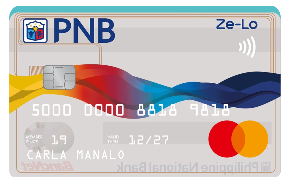 PNB Ze-Lo Mastercard card artwork