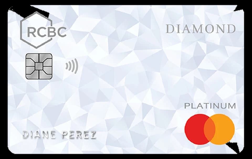 RCBC Diamond Card Platinum Mastercard card artwork