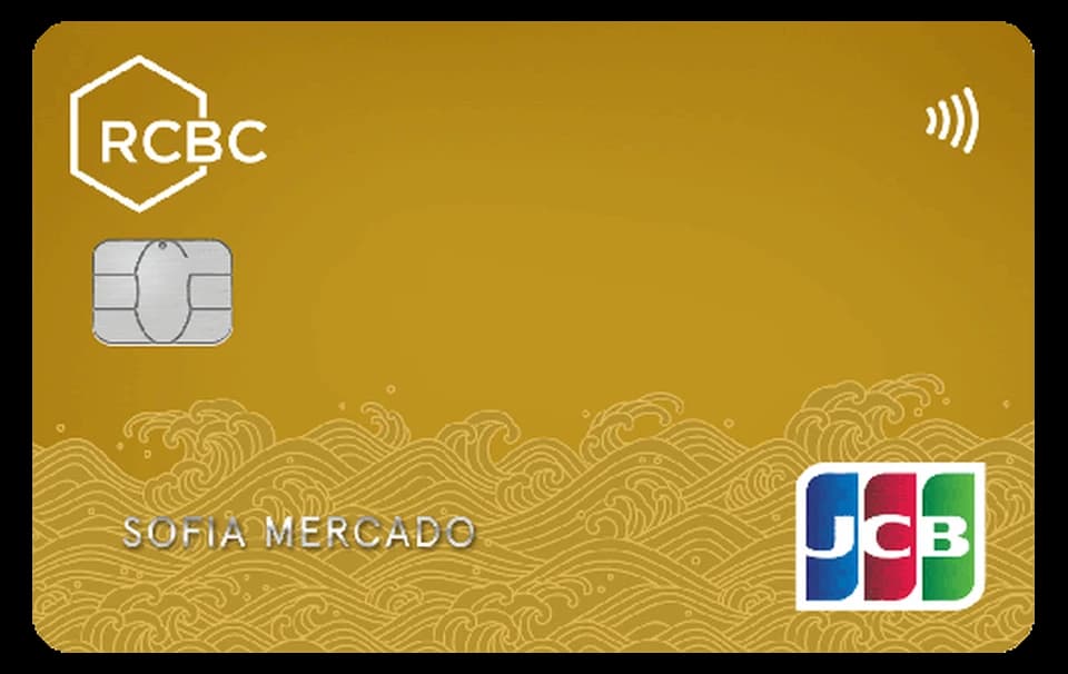 RCBC Gold JCB card artwork