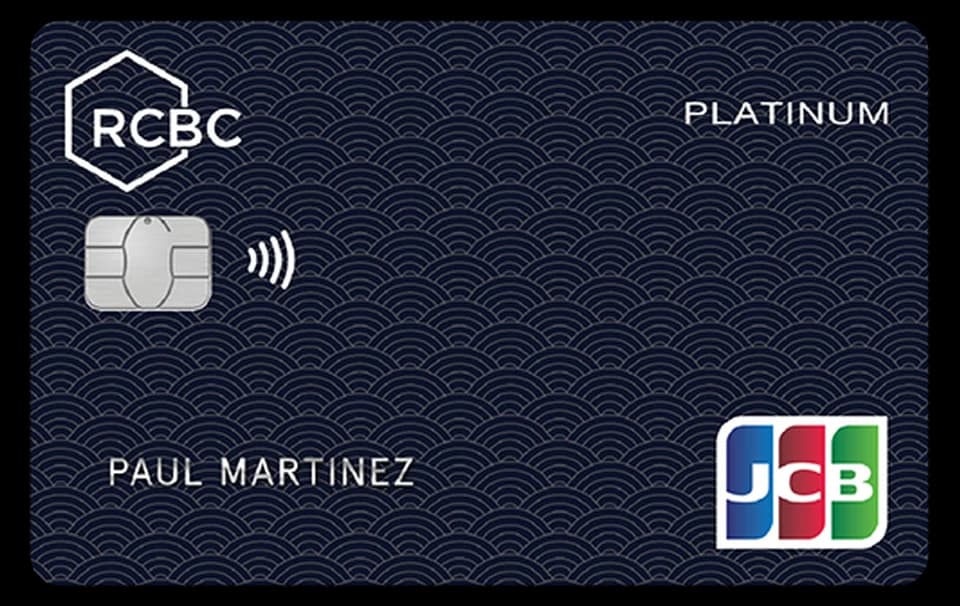RCBC JCB Platinum card artwork
