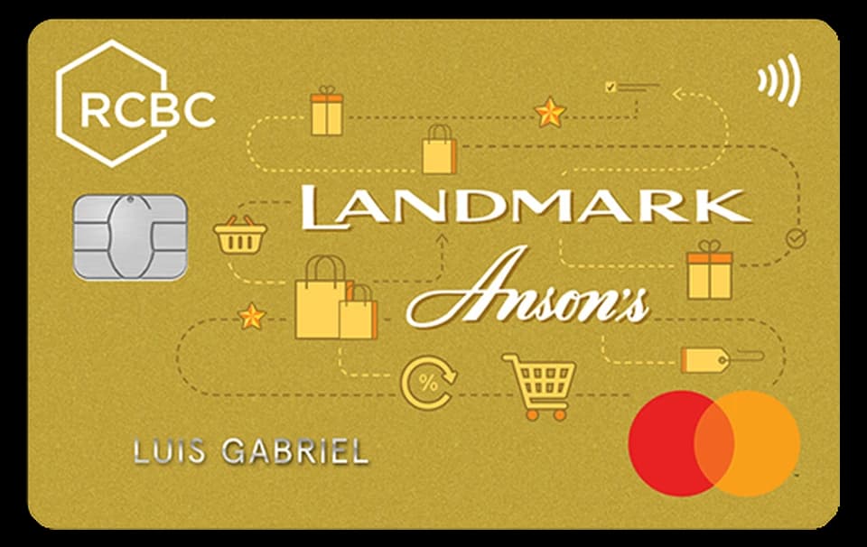 RCBC Landmark Anson's Mastercard card artwork