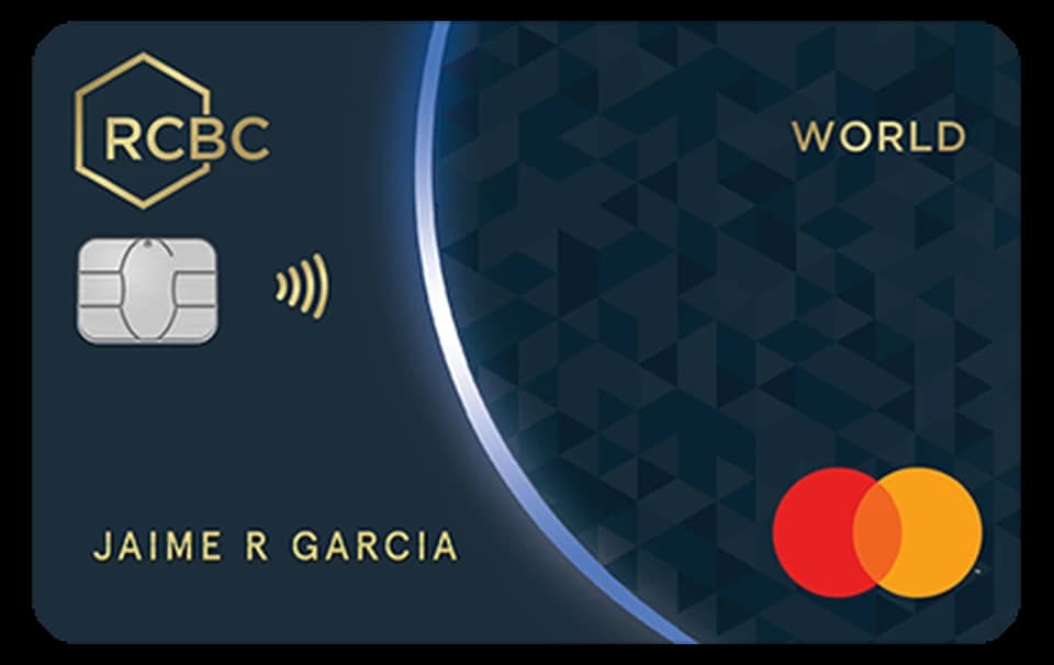RCBC World Mastercard card artwork