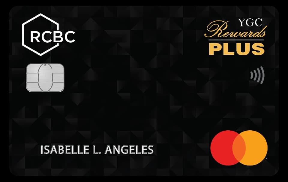 RCBC YGC Rewards Plus Platinum Mastercard card artwork