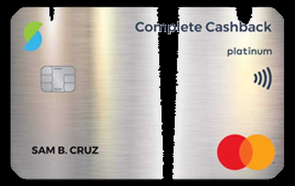 Security Bank Complete Cashback Platinum Mastercard card artwork