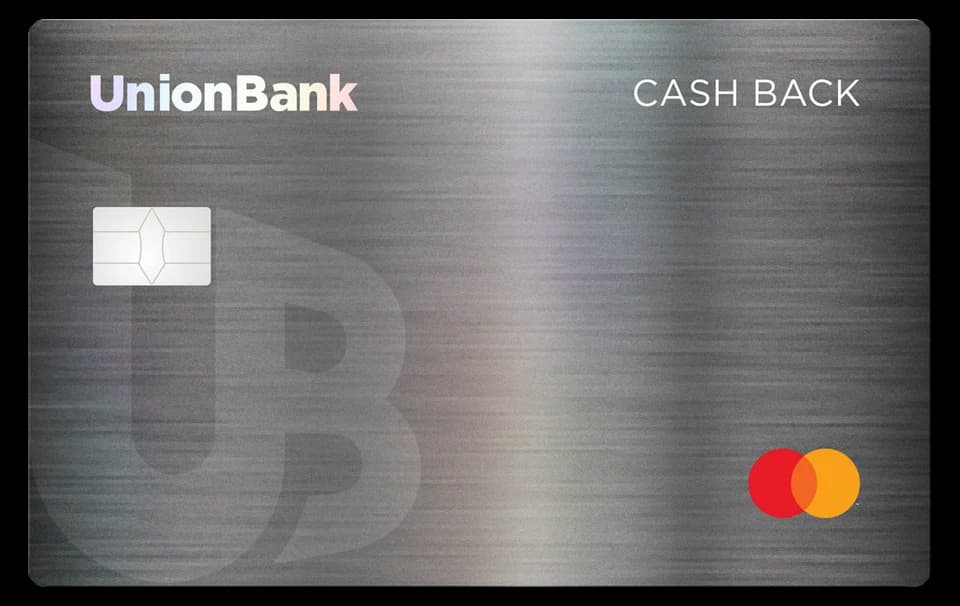 UnionBank Cash Back Titanium Mastercard card artwork