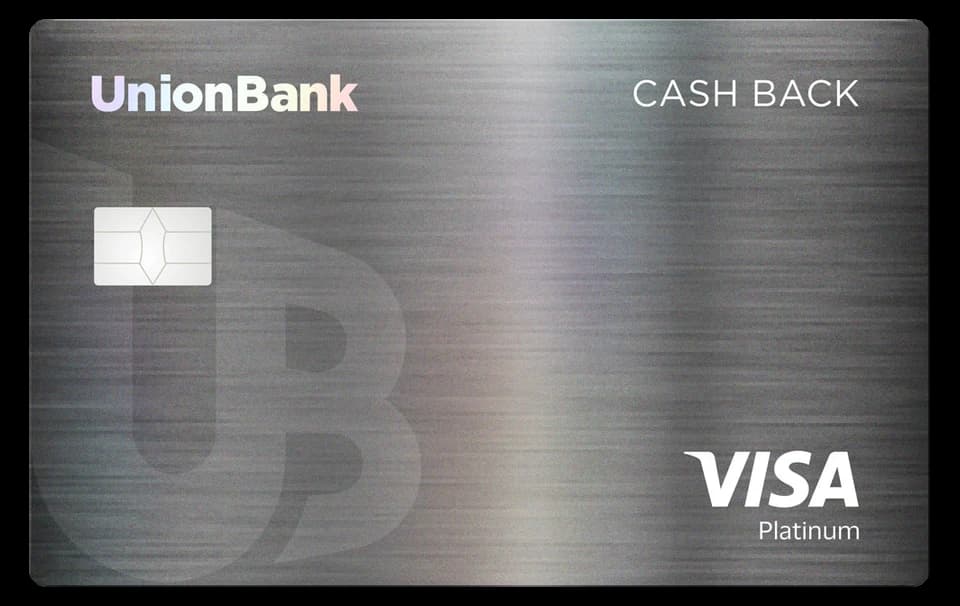 UnionBank Cash Back Visa Platinum Credit Card card artwork