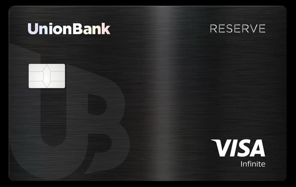 UnionBank Reserve Visa Infinite Credit Card card artwork