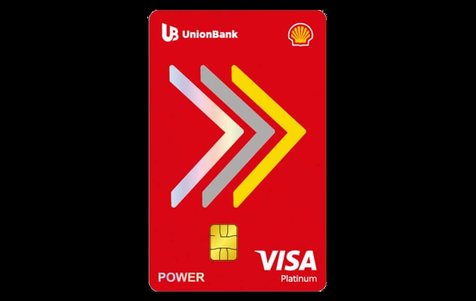 UnionBank Shell Power Visa Platinum card artwork