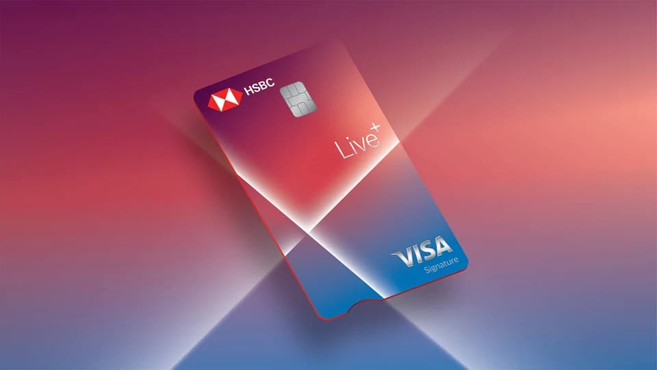HSBC Live+ Credit Card card artwork